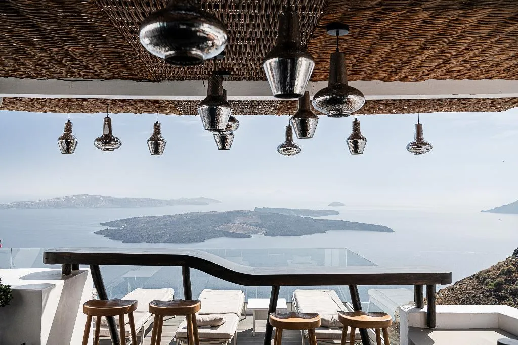 Restaurant, On The Rocks Hotel, Santorini