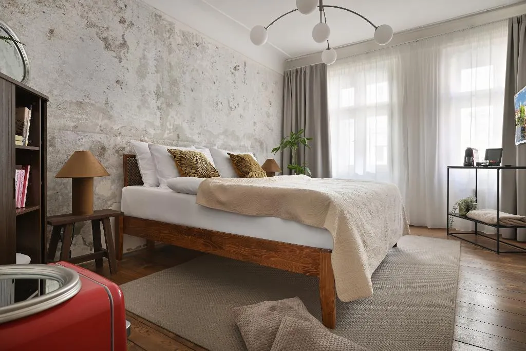 DOUBLE KING BED ONE BEDROOM  Room, U Šuterů Boutique Hotel, Prague