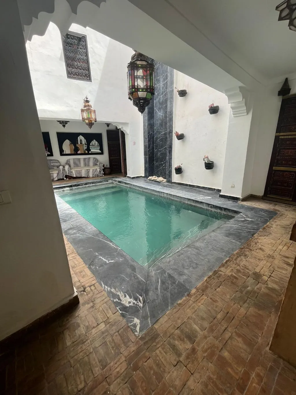 General view, Riad Dar Bounouar, Marrakech