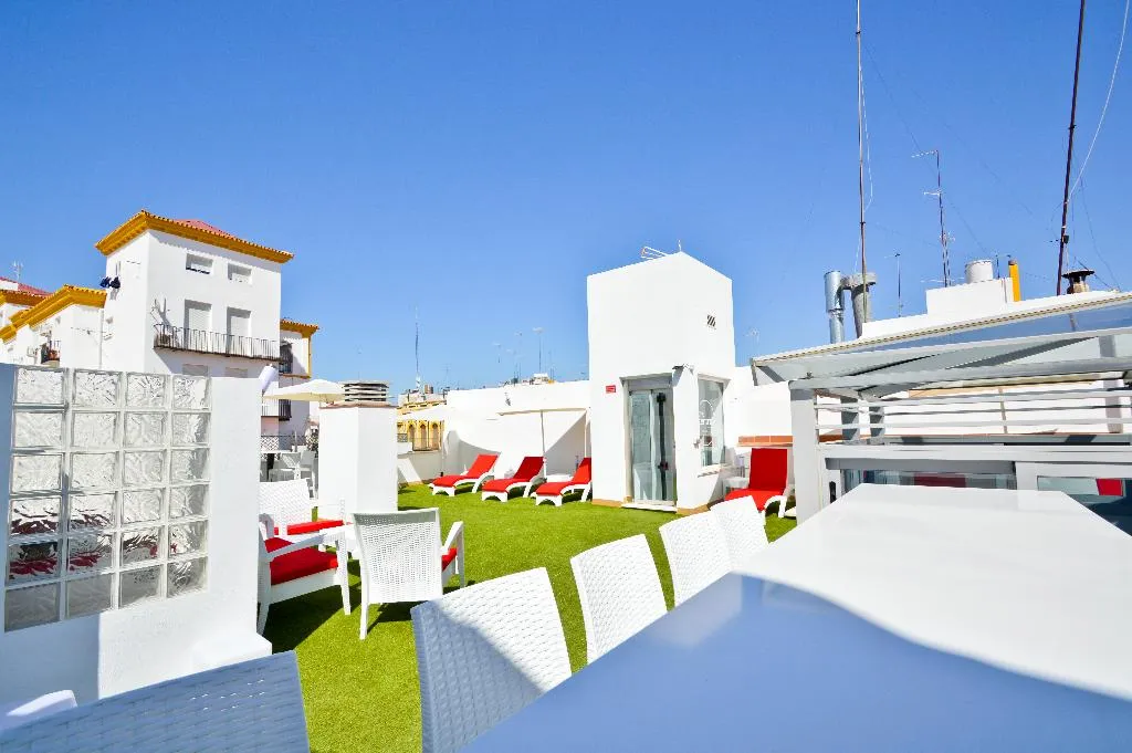Terrace, The Zentral Arenal Suites, Seville