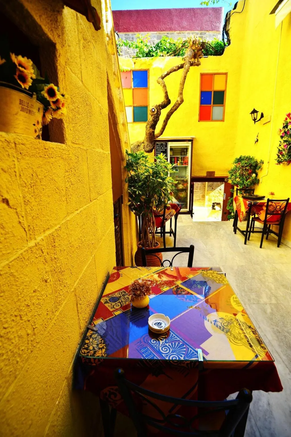 Restaurant, Olympos Pension, Rhodes