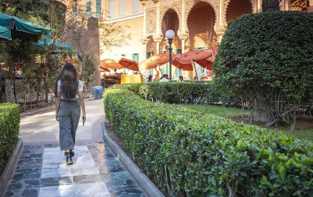 Terrace, Cairo Marriott hotel & Omar Khayyam Casino, Cairo