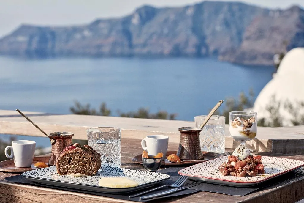 Restaurant, White Pearl Villas, Santorini