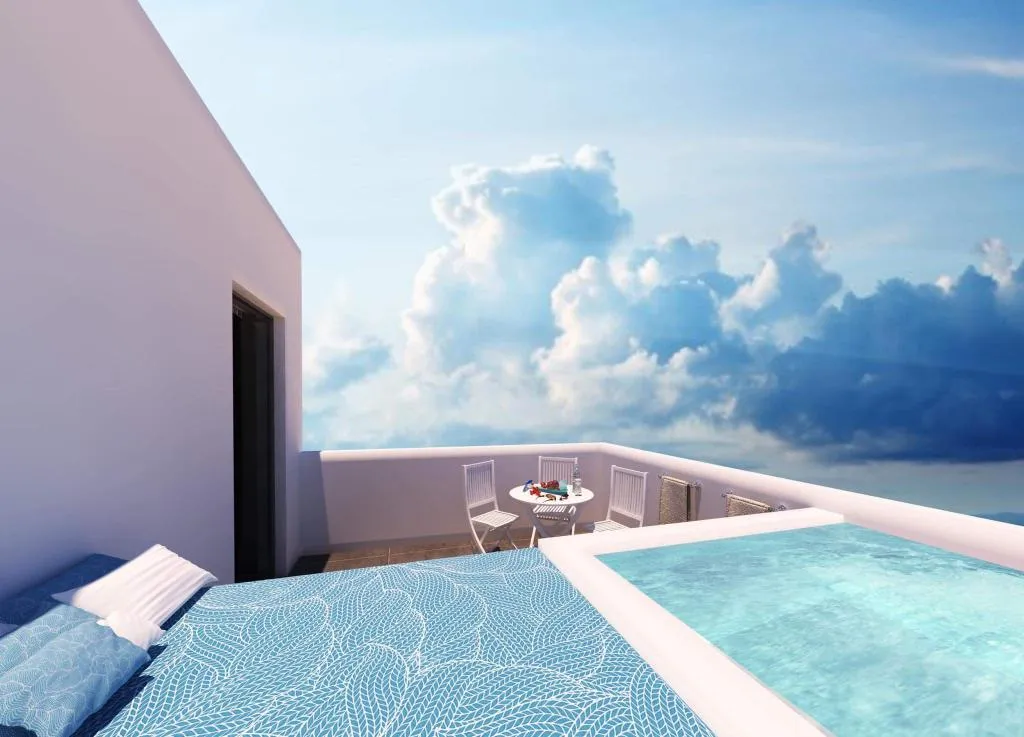 SUITE DELUXE SEA VIEW Room, Gianna Suites, Santorini