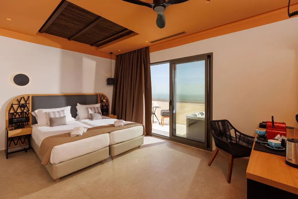DOUBLE WITH JACUZZI Room, Palmera Beach Hotel & Spa, Crete
