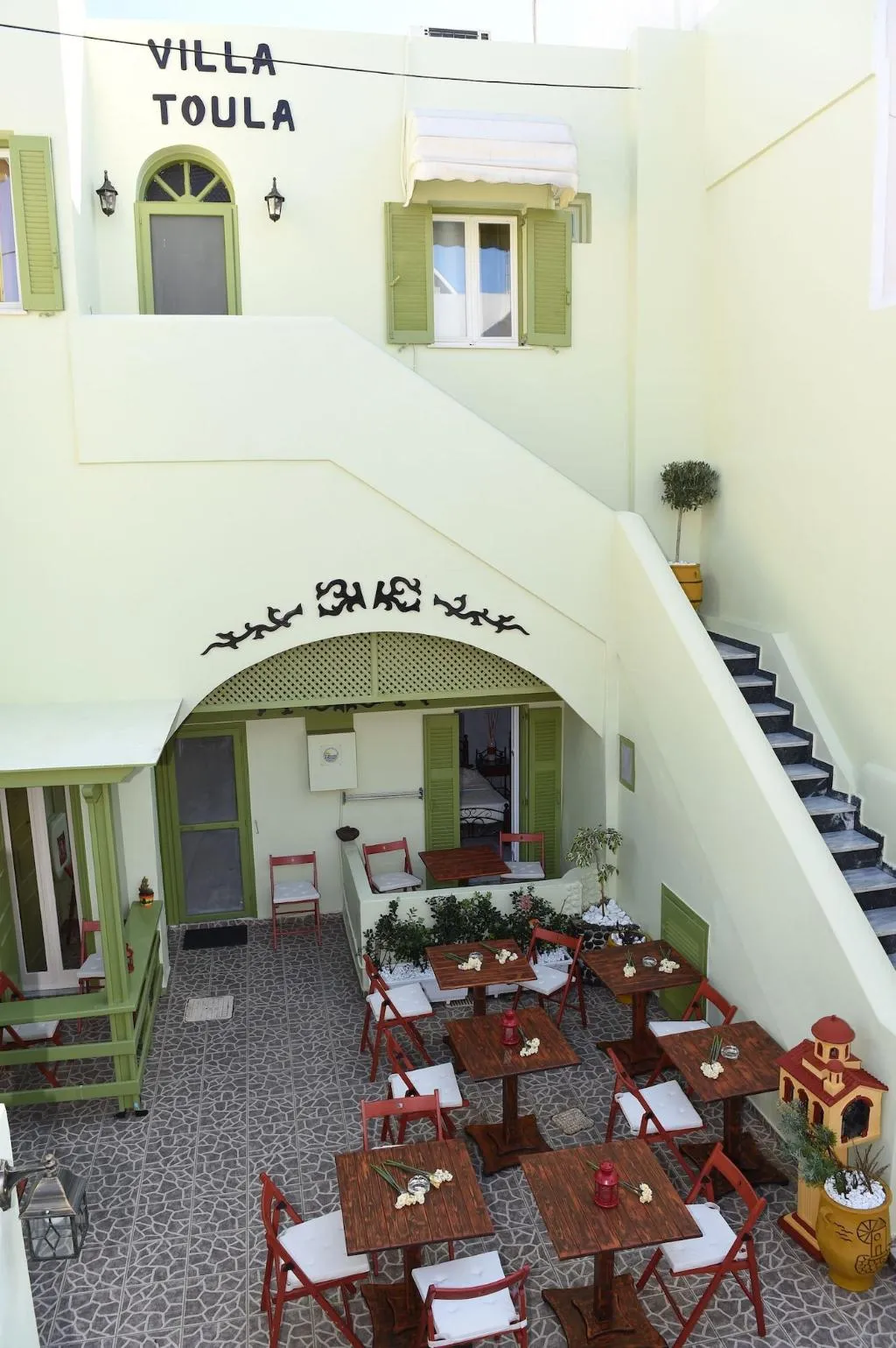 General view, Villa Toula, Santorini