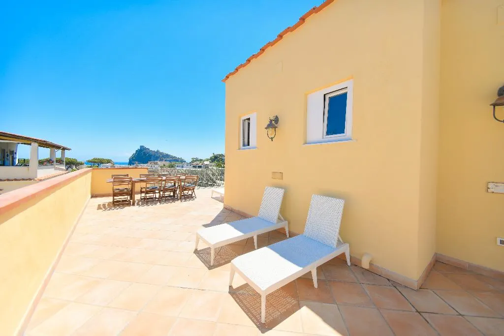 Terrace, Albergo Atlantic Ischia, Naples
