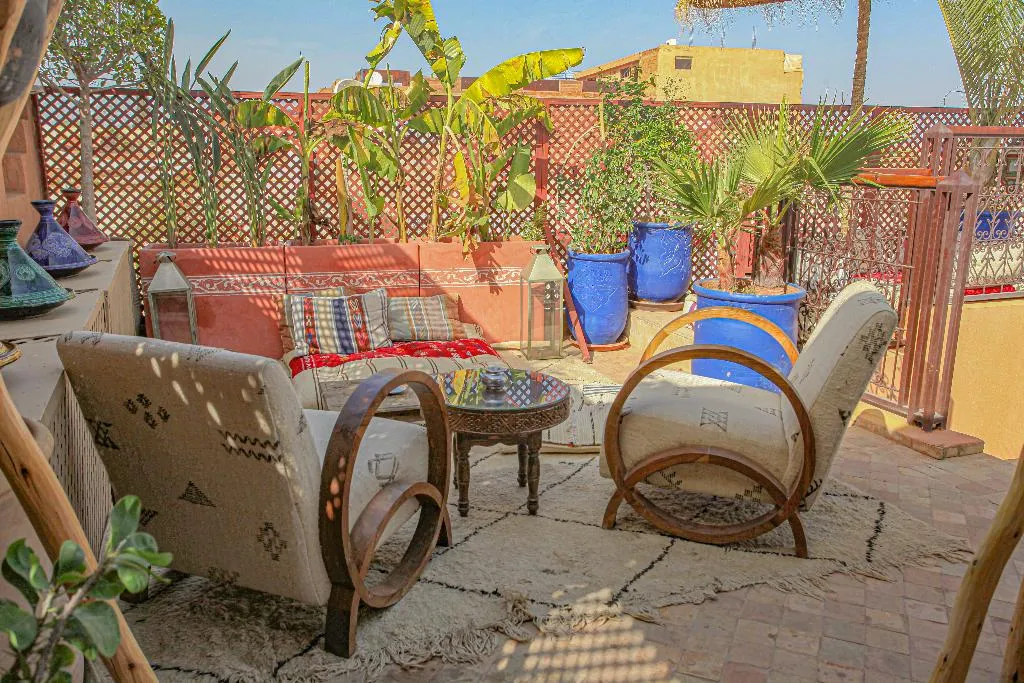 Terrace, Riad Melhoun & Spa, Marrakech
