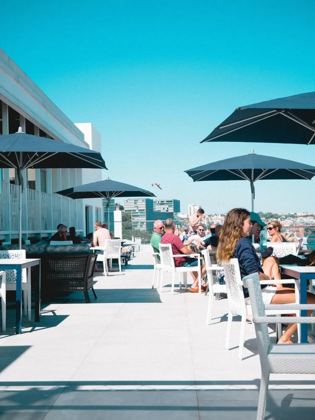 Terrace, Hotel Baía, Lisbon