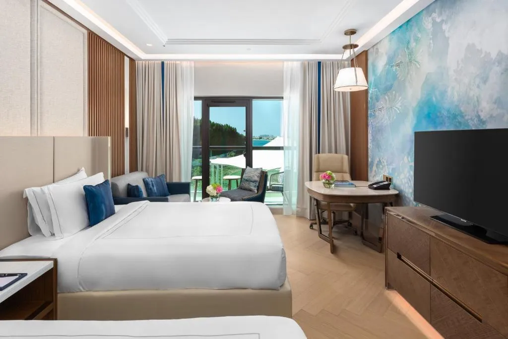 TWIN LUXURY SEA VIEW Room, Taj Exotica Resort & Spa, The Palm Dubai, Dubai