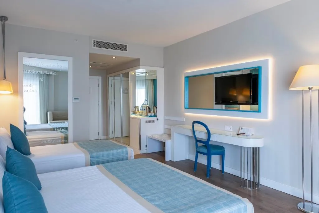 DOUBLE SINGLE USE SEA VIEW Room, Seashell Resort & Spa, Antalya