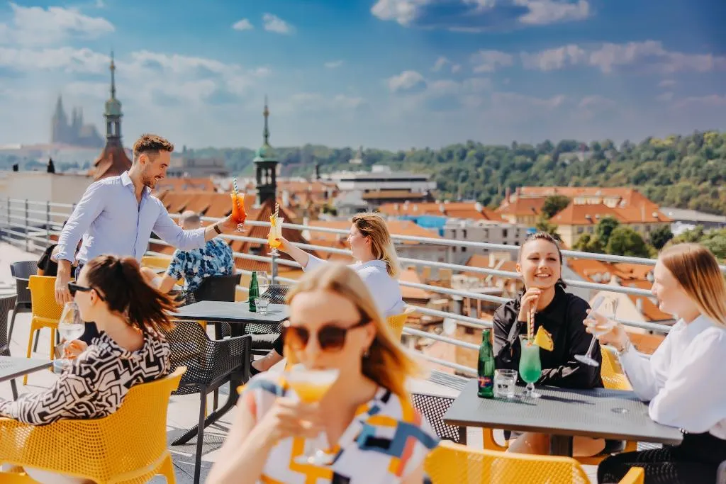 Terrace, Metropolitan Old Town - Czech Leading Hotels, Prague