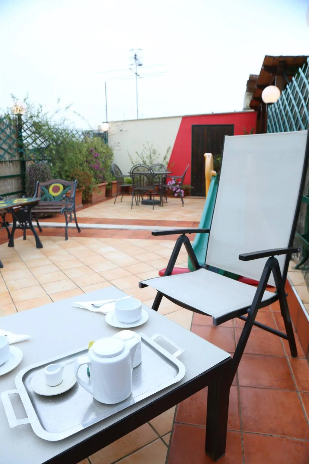 Terrace, Hotel Nettuno, Naples
