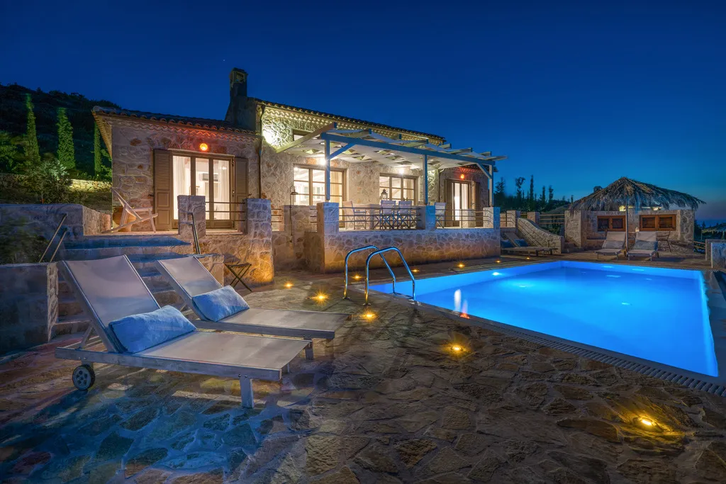 VILLA FOUR BEDROOMS Room, Blue Caves Villas, Zante