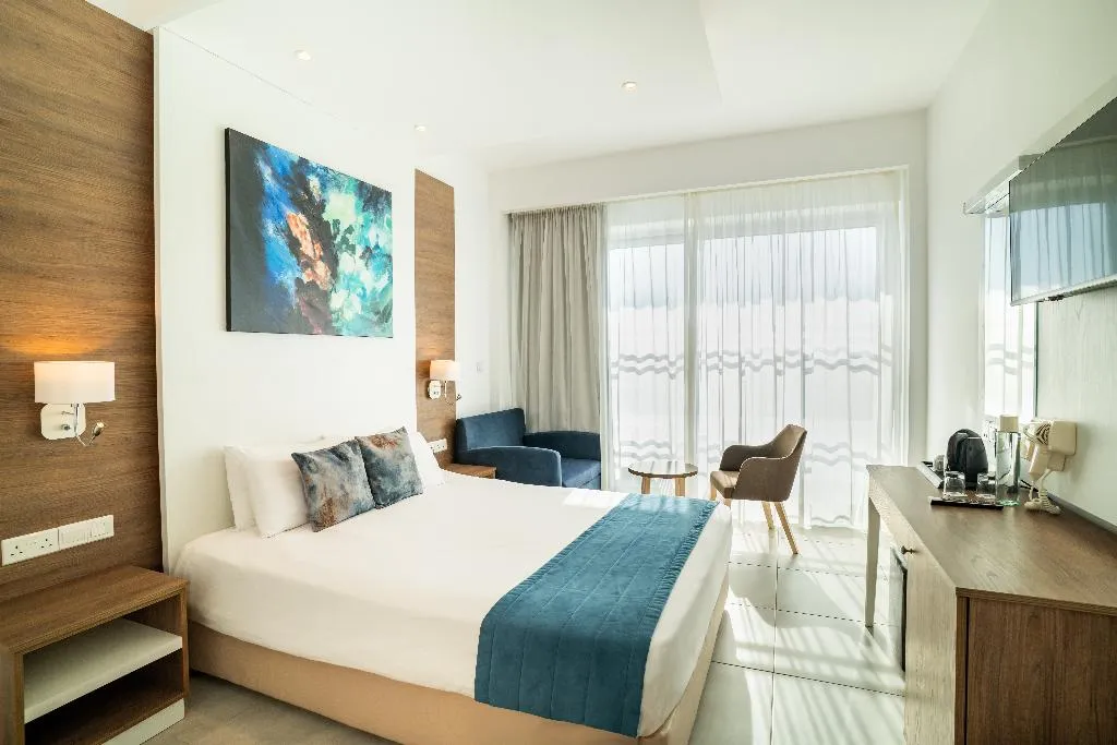 Double or Twin SIDE SEA VIEW Room, Gaia Sun N Blue Hotel, Cyprus