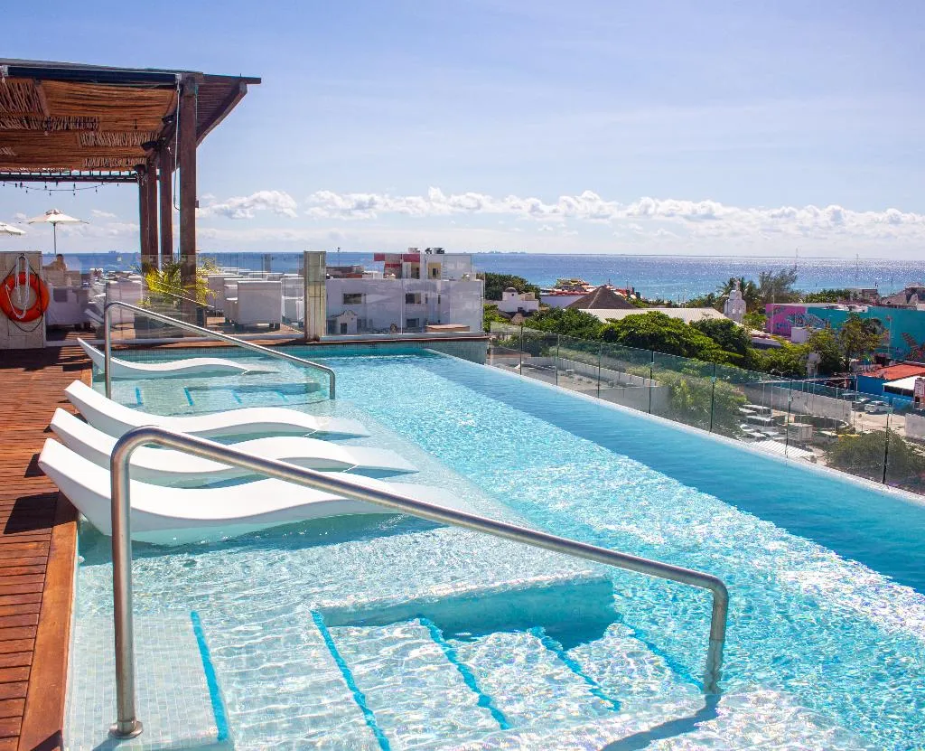 Terrace, The Fives Downtown Hotel, Curio by Hilton, Playa Del Carmen