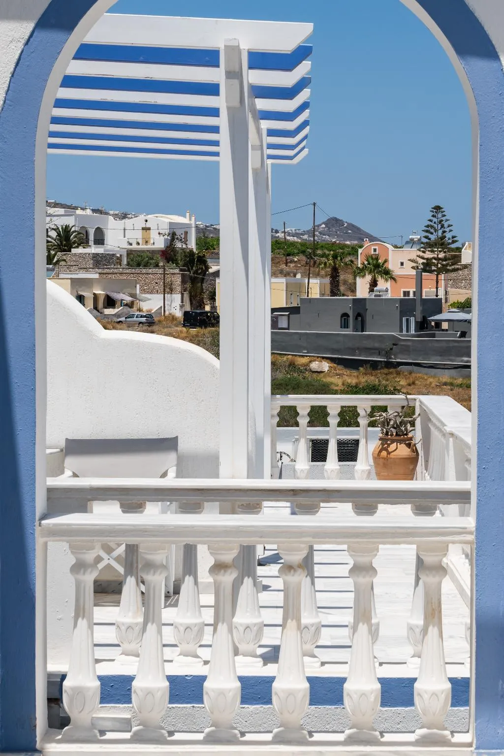 Terrace, Stavros Villas, Santorini