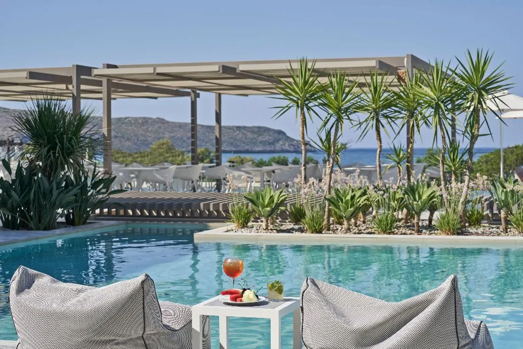 Bar, Atlantica Amalthia Beach Hotel, Crete