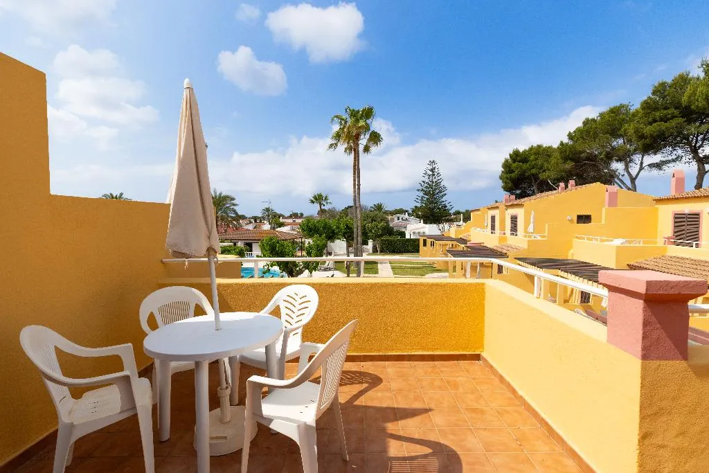 Terrace, Ses Anneres apartments, Menorca