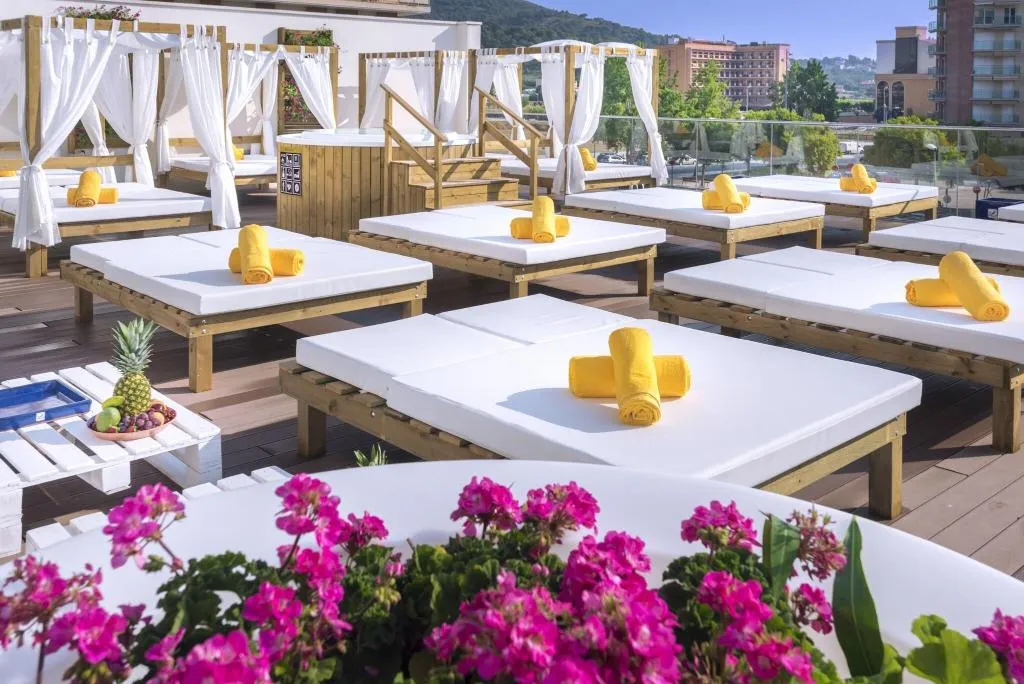 Terrace, Hotel Alhambra, Costa Brava