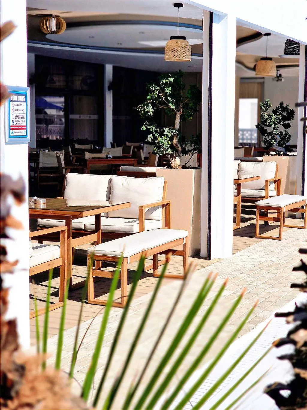 Terrace, Sveltos Hotel, Cyprus
