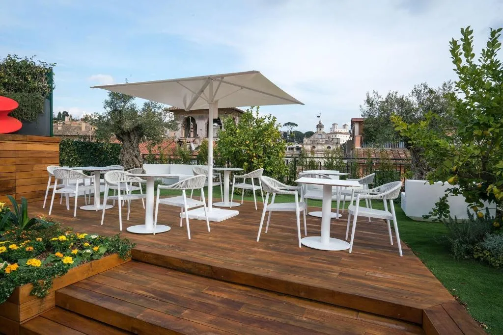 Terrace, Romeo Hotel Roma, Rome