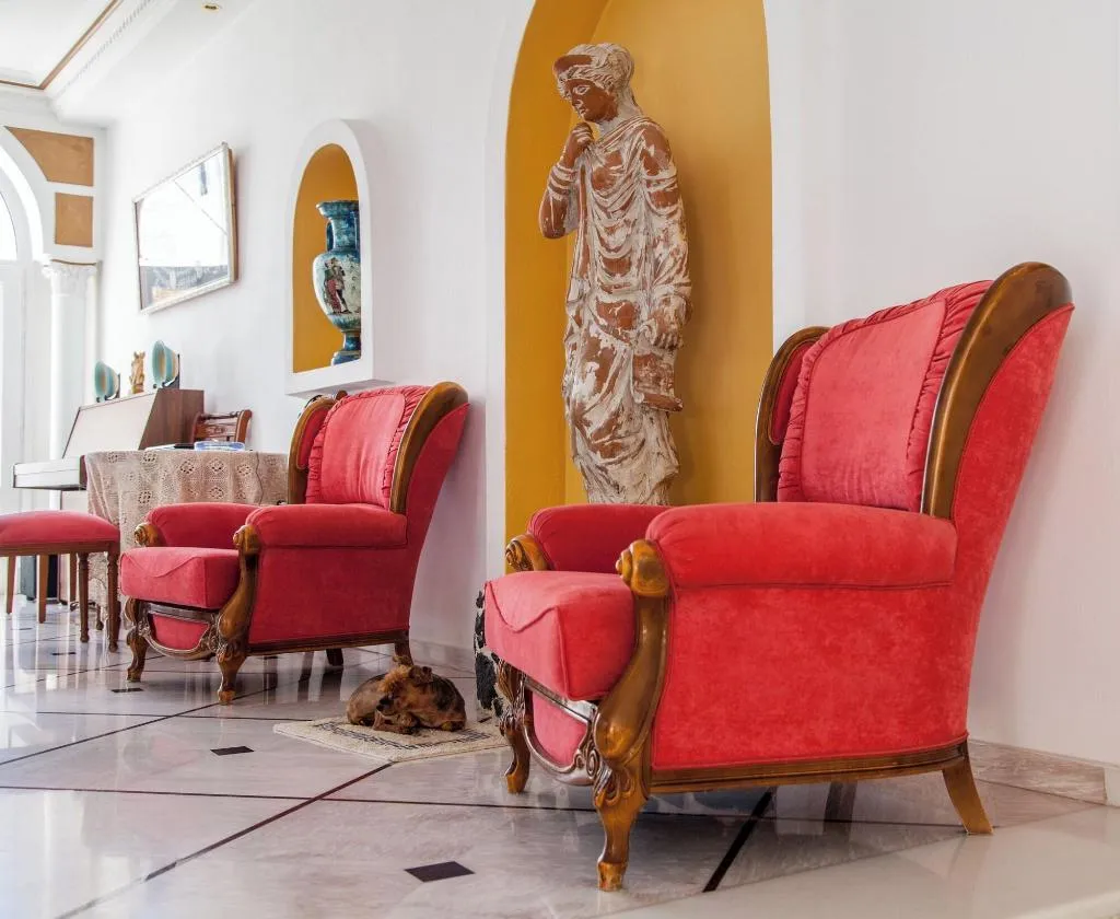 Lobby, Blacksandy Beach Hotel, Santorini
