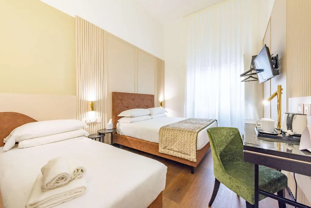 DOUBLE TWO BEDS Room, Best Western Art Deco, Rome