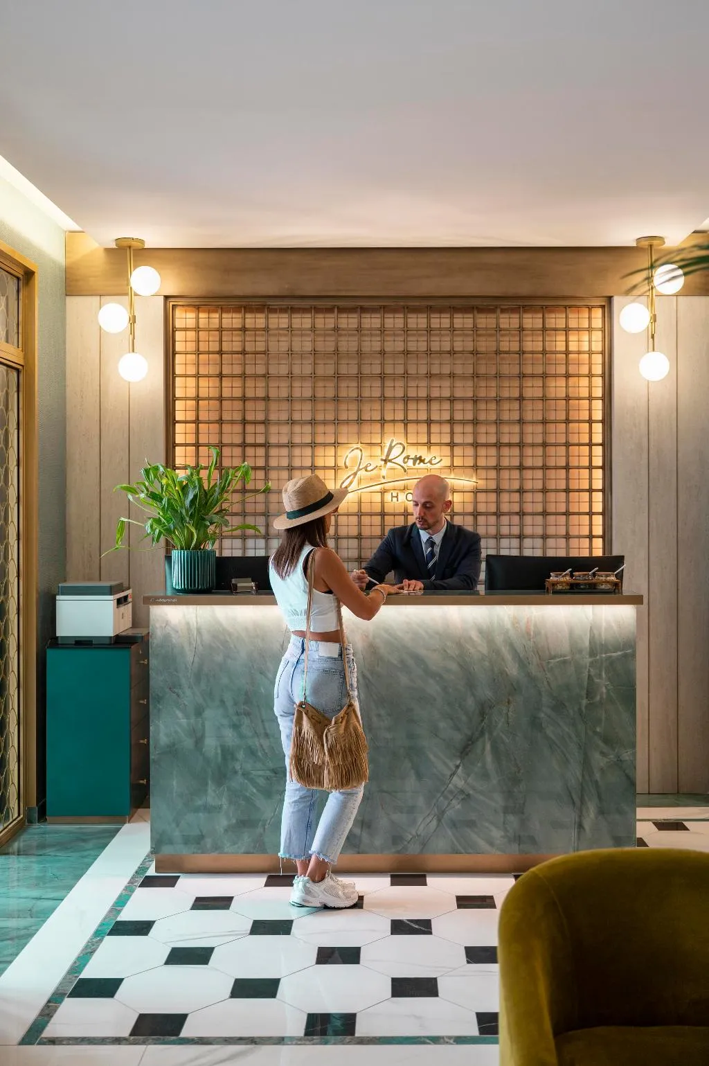 Lobby, Jerome Hotel, Rome
