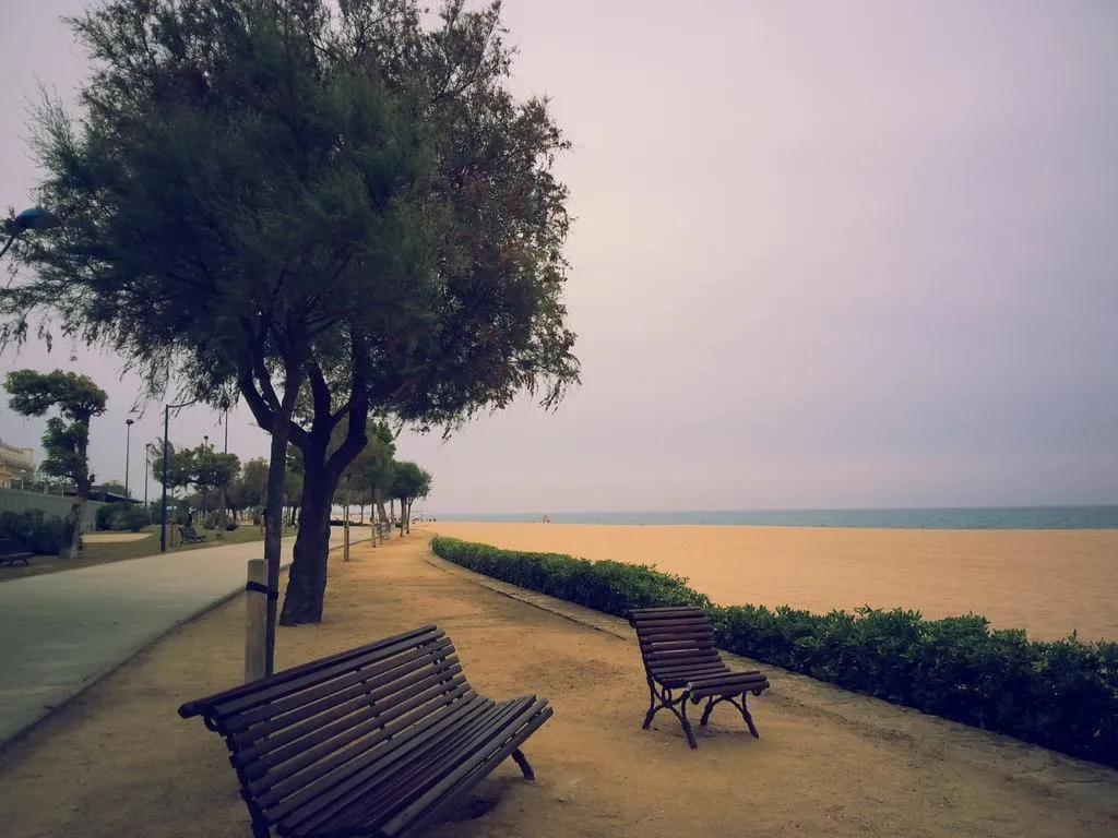 Beach, Hotel Neptuno Calella, Costa Brava