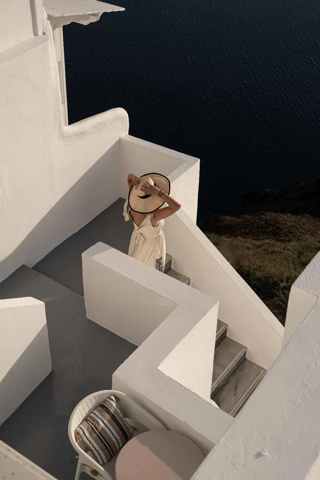 Terrace, La Roka Cliffside Memories, Santorini