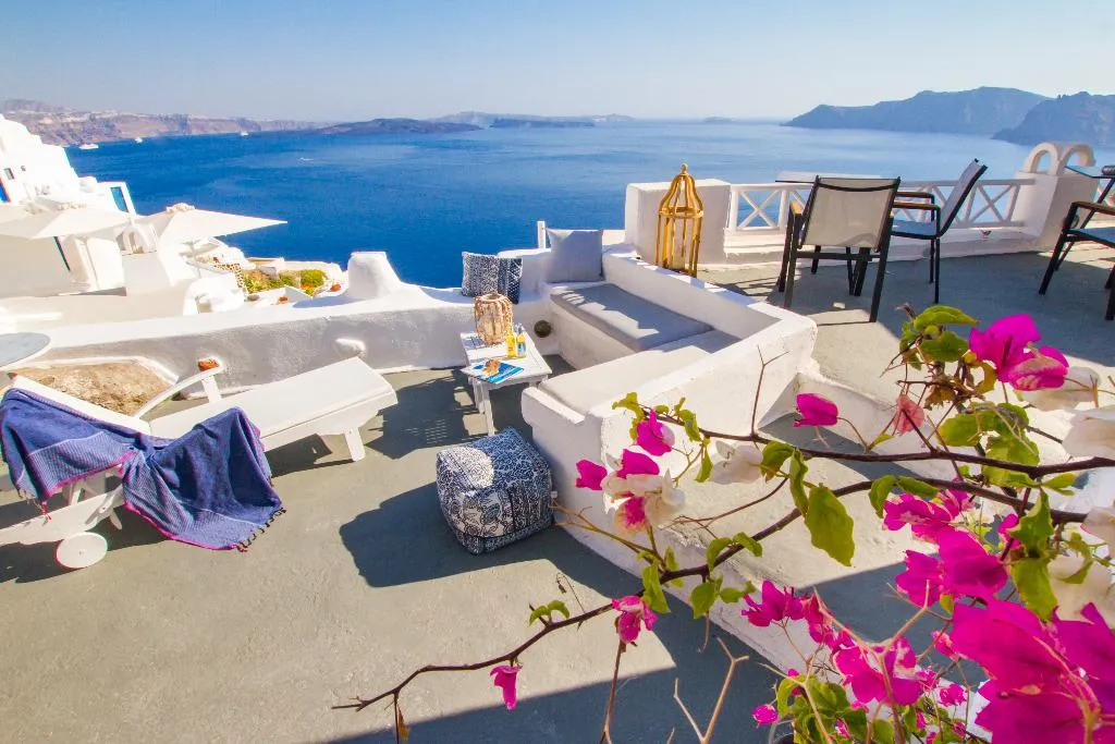 General view, Alexander's Suites, Santorini