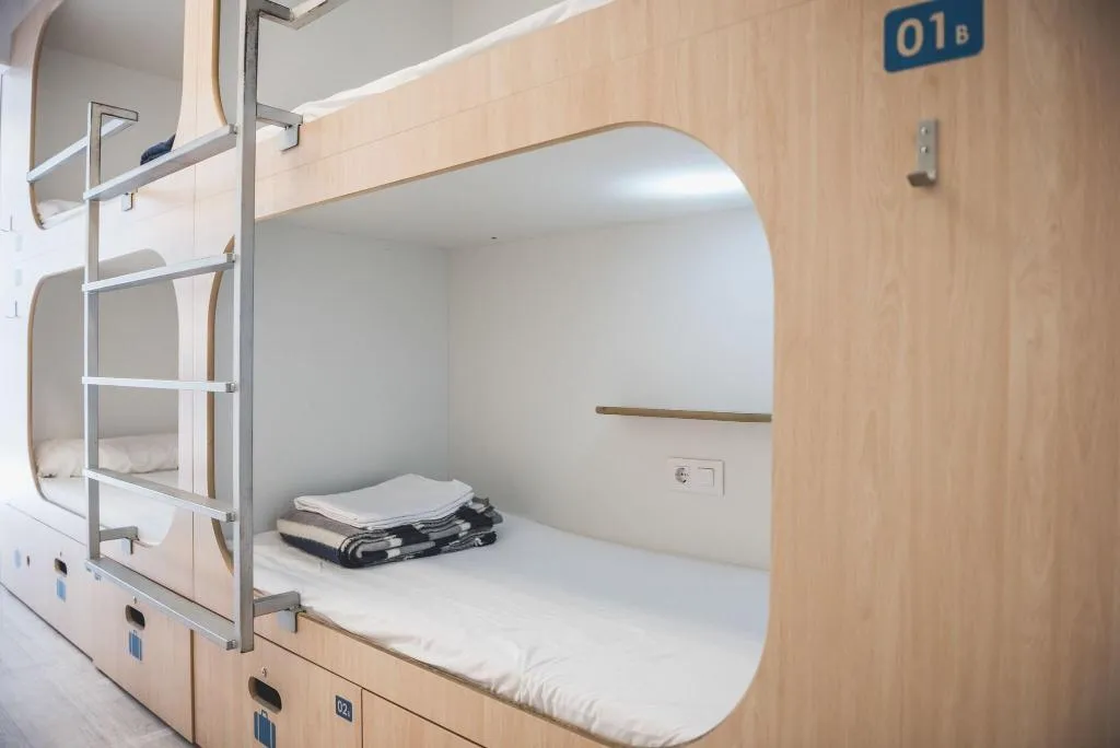 Bed in dormitory WITH SHARED BATHROOM Room, Rocket Hostels Gracia, Barcelona