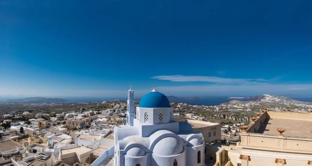 General view, Kastro Mansion, Santorini