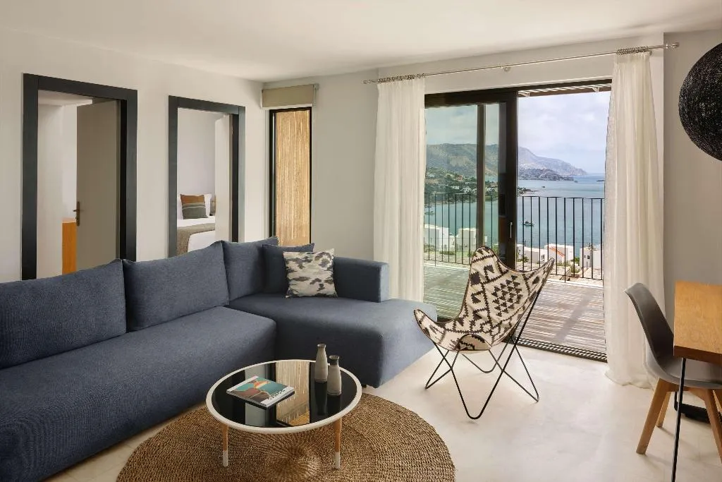 SUITE KING SIZE BED Room, Domes Aulus Elounda, Curio Collection by Hilton, Crete