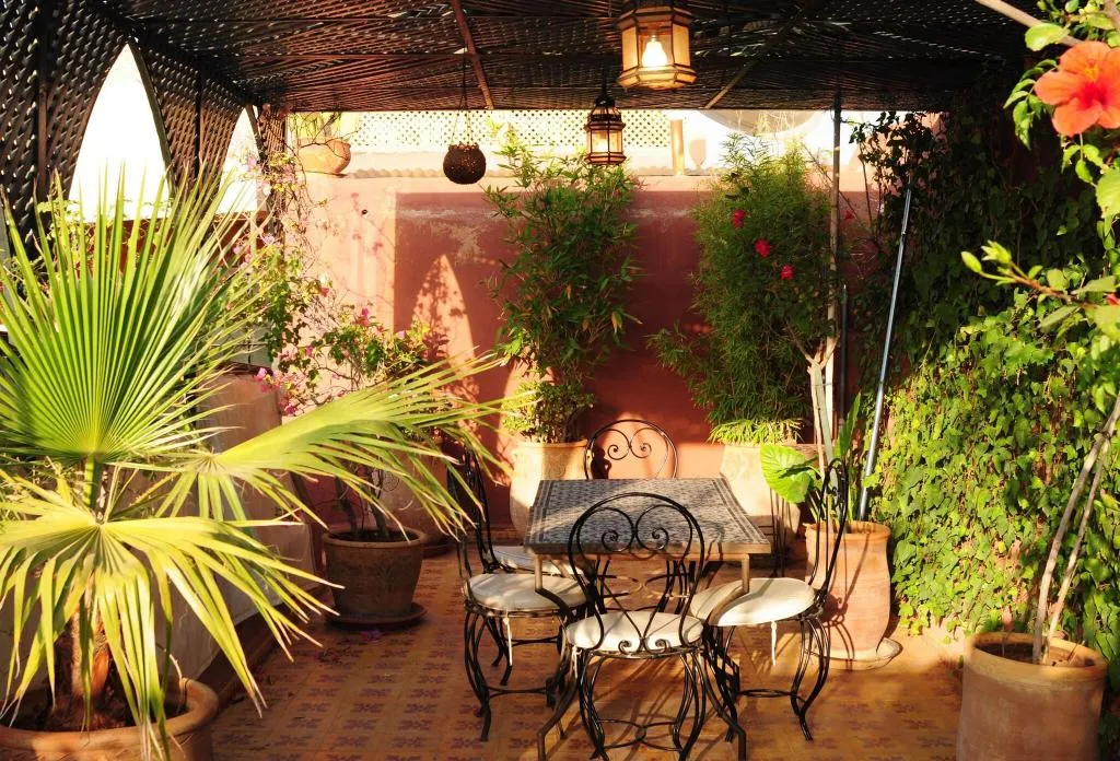 Terrace, Riad Al Mamoune, Marrakech