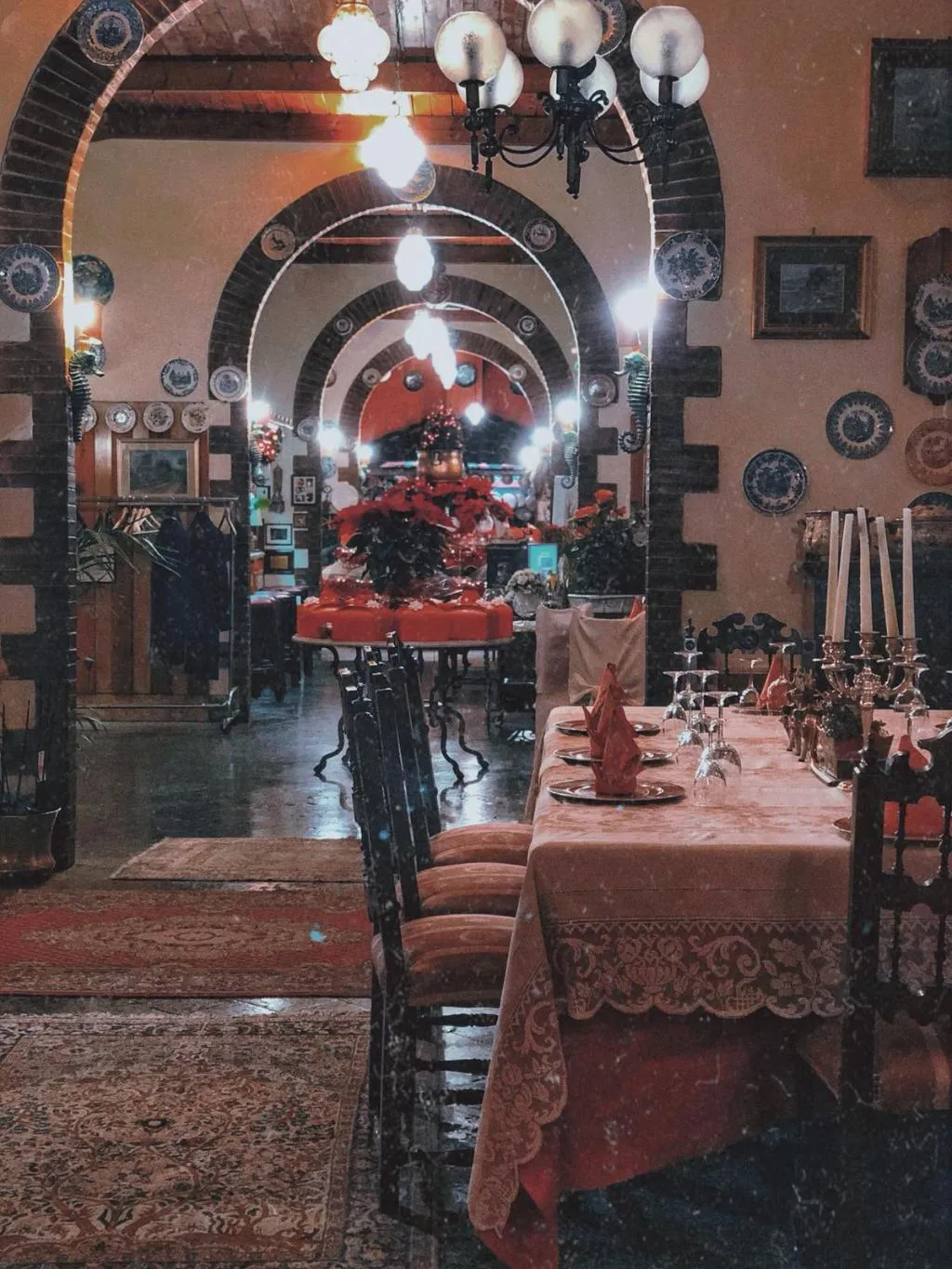 Restaurant, Villa Pina Antico Francischiello, Naples