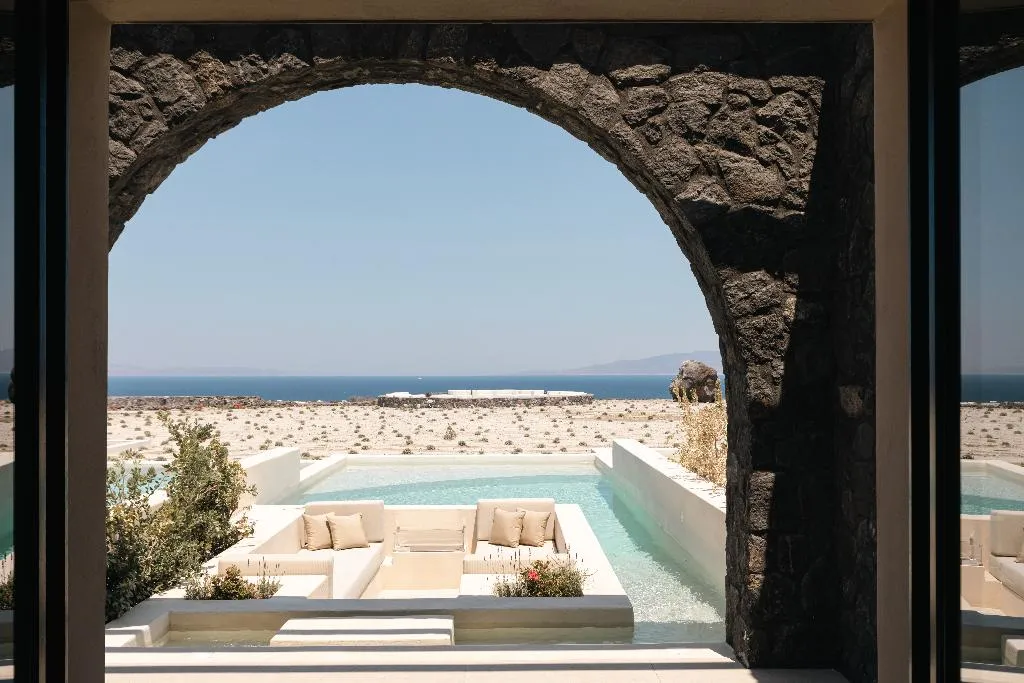 VILLA SEA VIEW WITH PRIVATE POOL Room, Elysian Retreat, Santorini