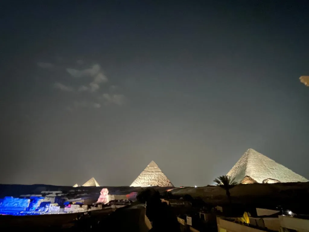 Terrace, The Gate Hotel Front Pyramids & Sphinx View Hotel, Cairo