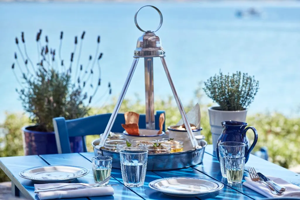 Restaurant, Phaea Blue, a member of SLH, Crete