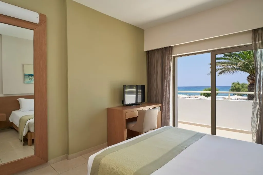 JUNIOR SUITE SEA VIEW Room, Atlantica Amalthia Beach Hotel, Crete