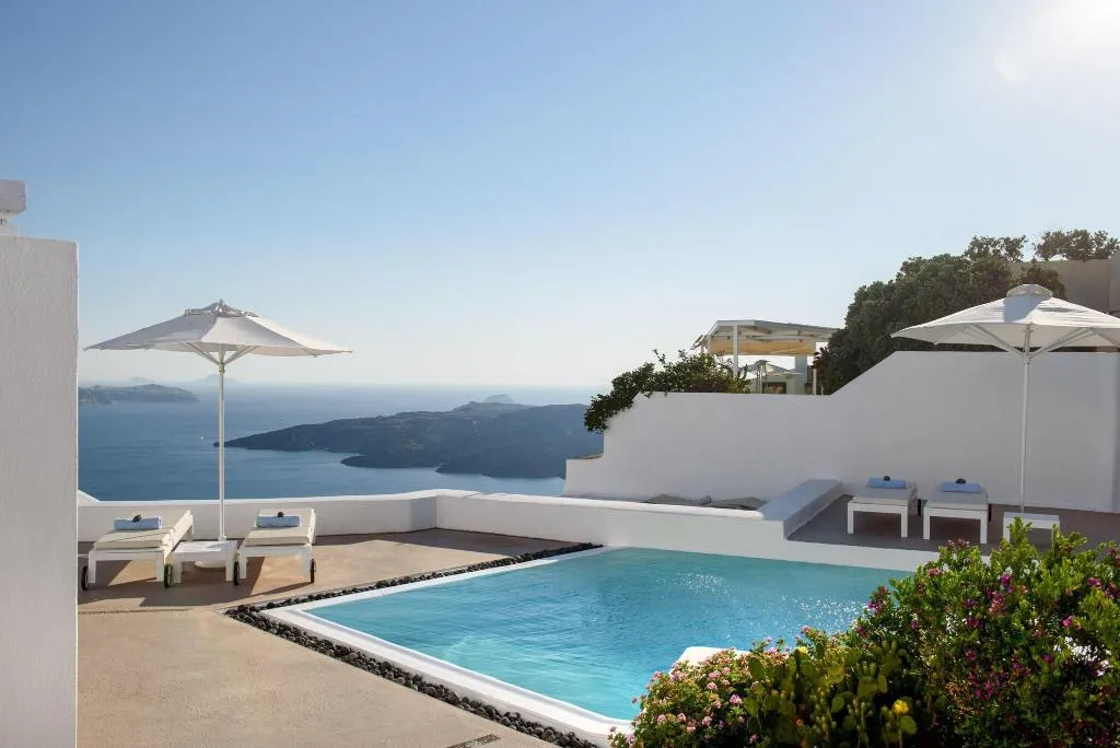 Pool, Aria Suites, Santorini