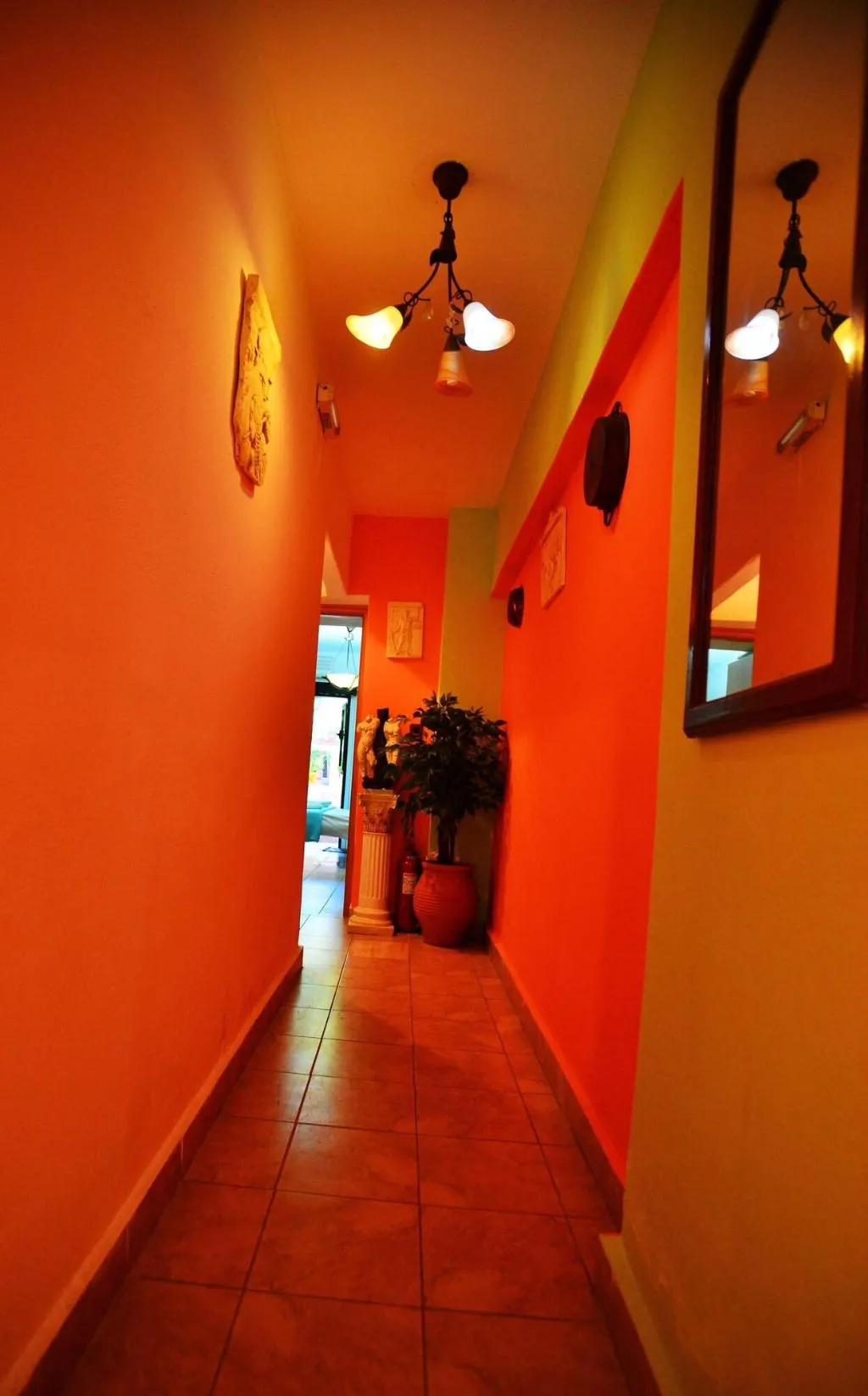 Lobby, Olympos Pension, Rhodes