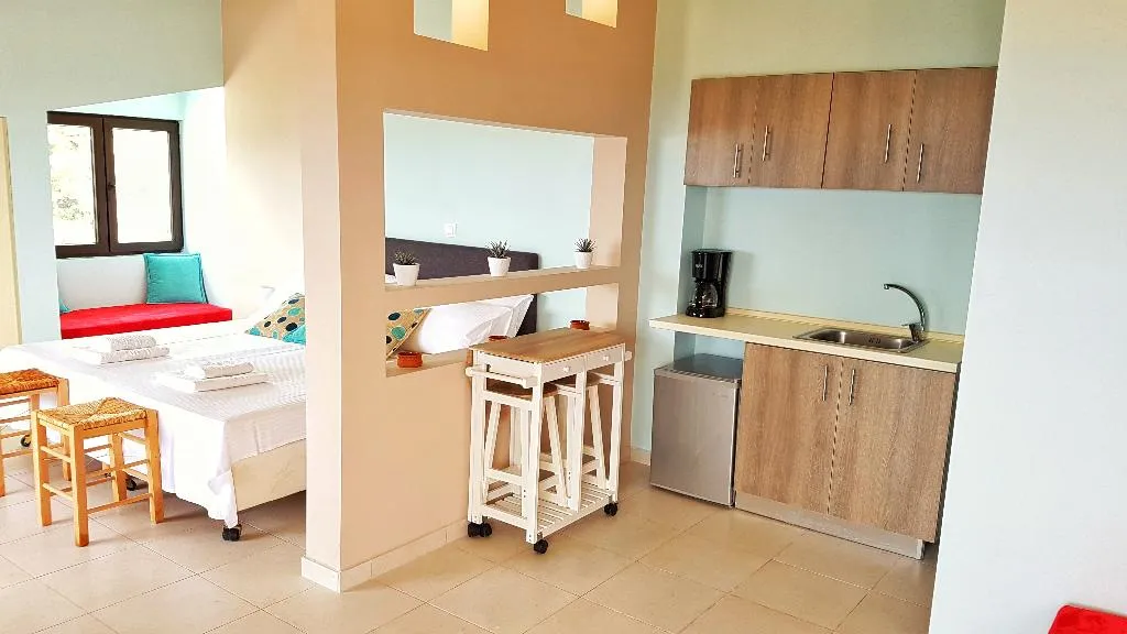 STUDIO ONE BEDROOM ONE BATHROOM Room, Bungalow White Apartments and Suits, Halkidiki