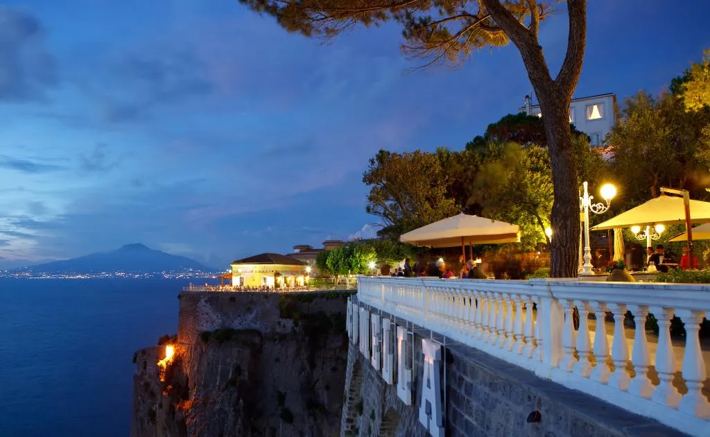 Terrace, Grand Hotel Cocumella, Naples