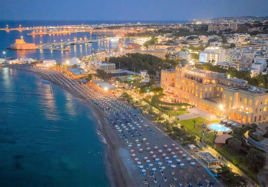General view, Grande Albergo Delle Rose, Rhodes