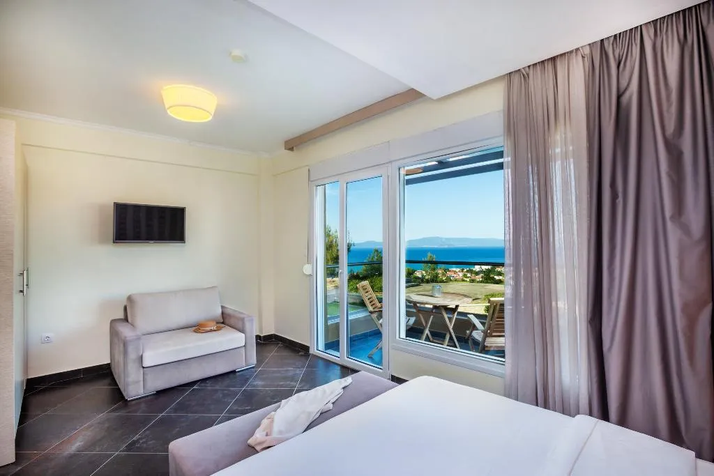 VILLA TWO BEDROOMS WITH PRIVATE POOL Room, Sunny Villas and Spa, Halkidiki