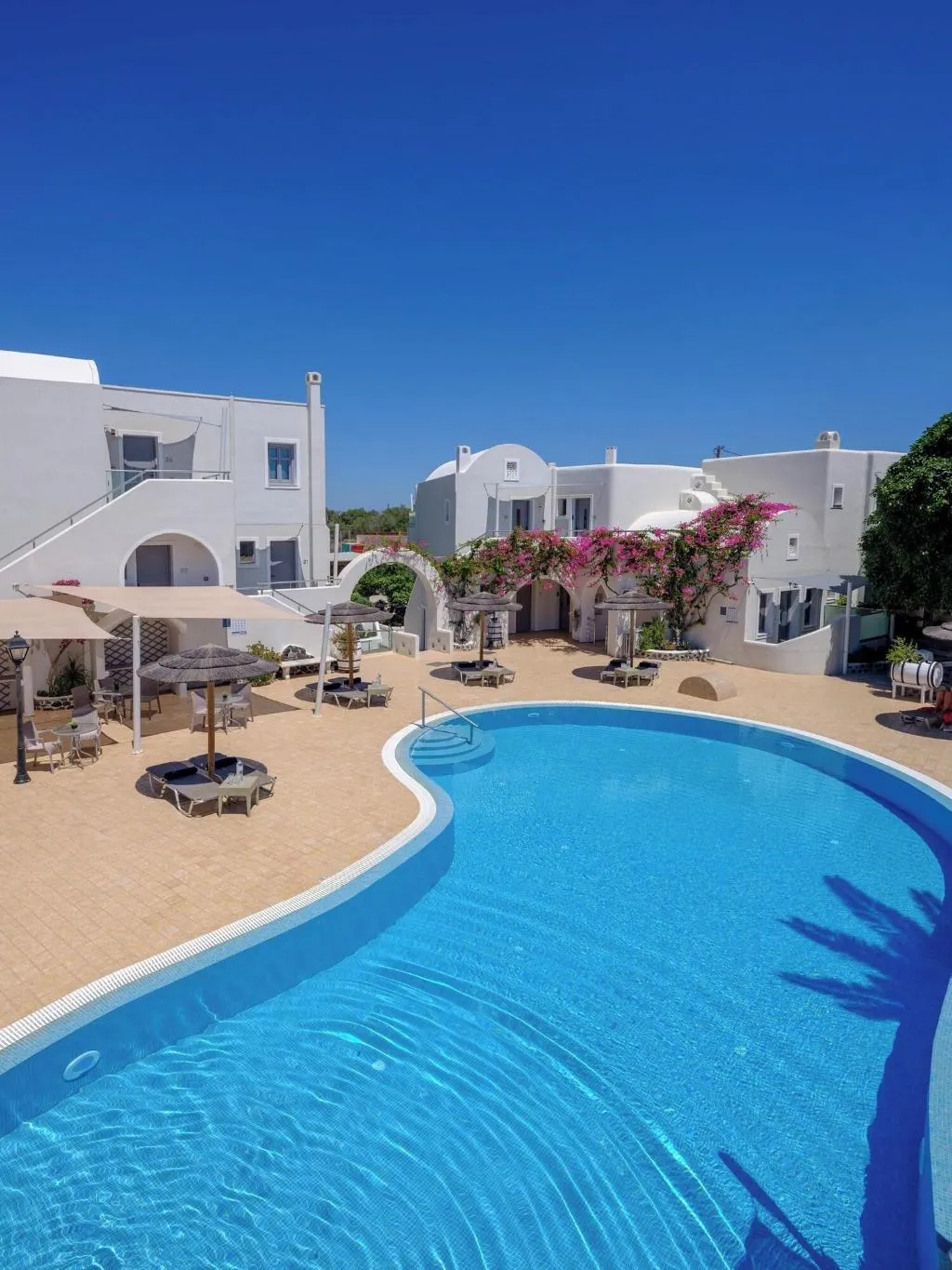 Pool, Smaragdi Hotel, Santorini