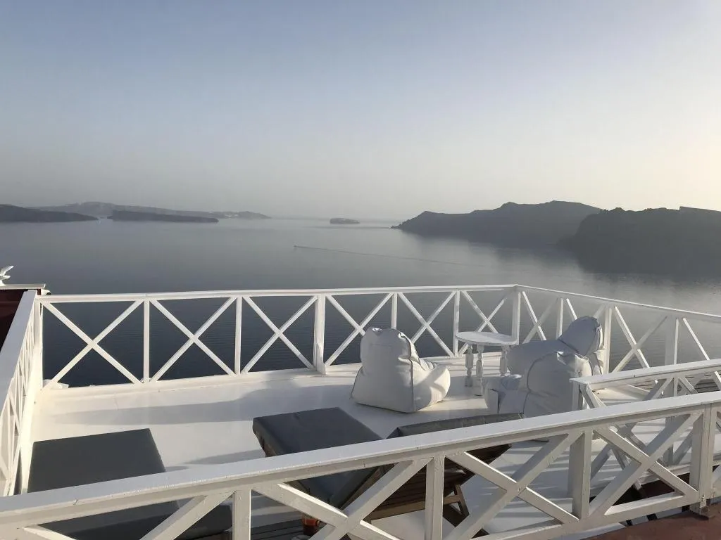 Terrace, Maryloujohn Villas, Santorini