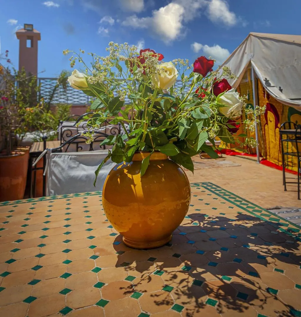 Terrace, Riad Dar Mamouni, Marrakech